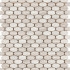 Mosaique en pierre naturelle, carrelage mosaique, gris medium, carrelage sur filet, ovale, douche, tilestone